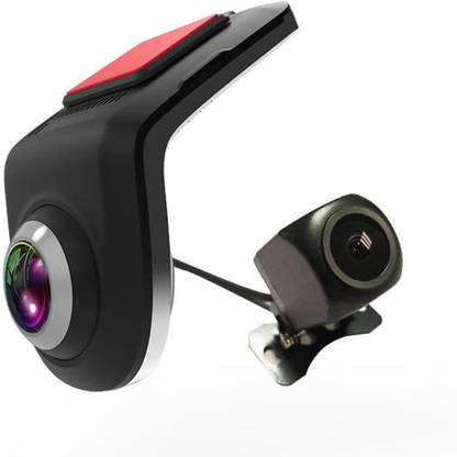 Mini caméra de tableau de bord HD – Double voie USB avec ADAS, spéciale Android, enregistreur DVR avec vision de barrage