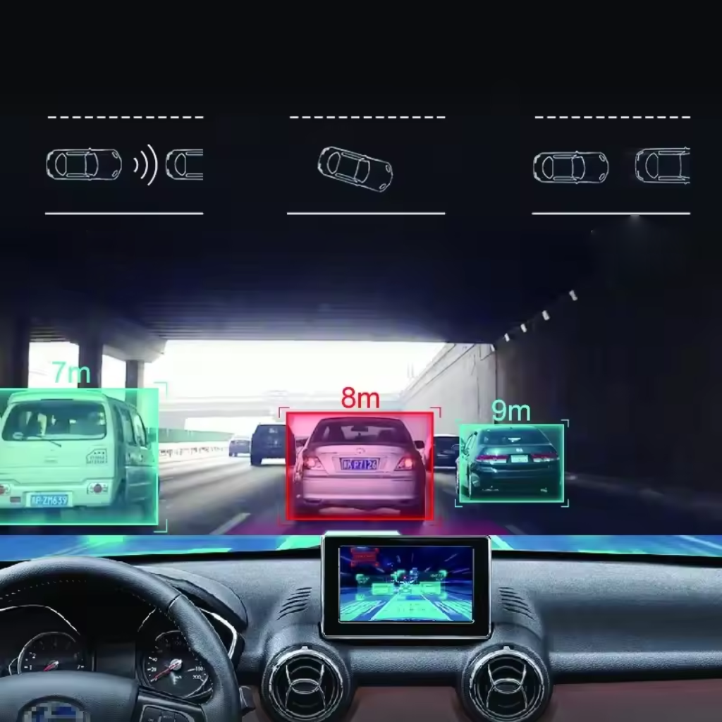 Mini caméra de tableau de bord HD – Double voie USB avec ADAS, spéciale Android, enregistreur DVR avec vision de barrage