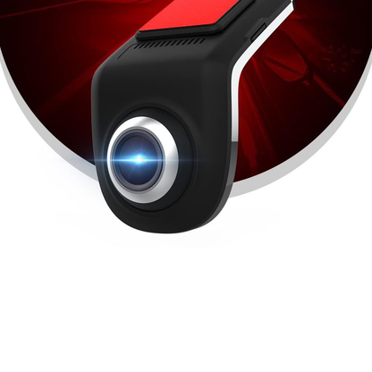 Mini caméra de tableau de bord HD – Double voie USB avec ADAS, spéciale Android, enregistreur DVR avec vision de barrage