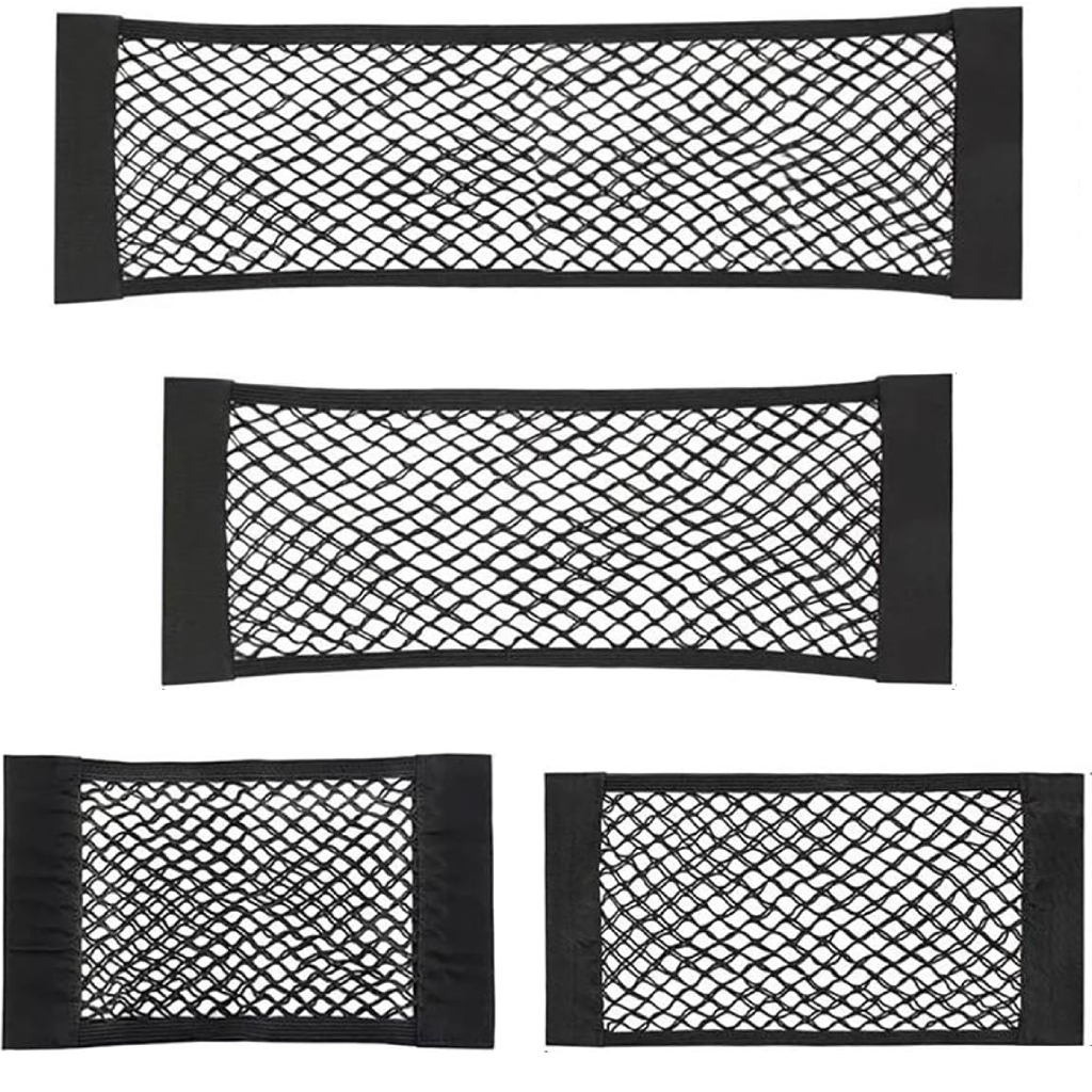 Filet à ficelle élastique pour coffre ou siège arrière – Organisateur universel autocollant