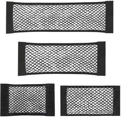 Filet à ficelle élastique pour coffre ou siège arrière – Organisateur universel autocollant