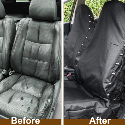 Housses de protection de siège avant – Lot de 2 avec dossier, design personnalisé pour voiture