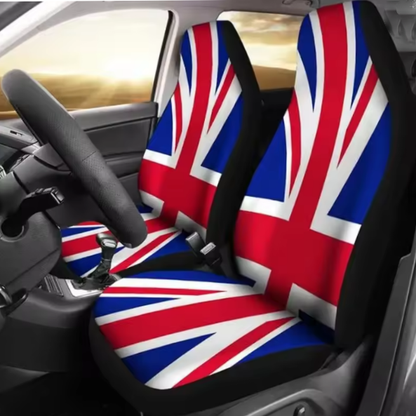 DistMurcia Housses de siège voiture à motif Union Jack – Imprimées, assorties aux grilles d’aération