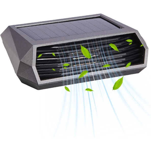 Purificateur d’air solaire multifonction pour voiture – Ioniseur &amp; générateur d’ozone, support plaque d’immatriculation